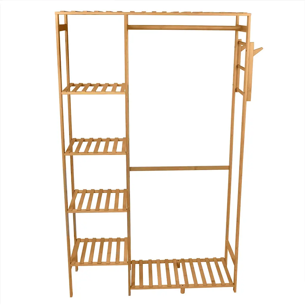 Вешалка стойка Supretto для одежды напольная бамбуковая (91670001) - фото 3