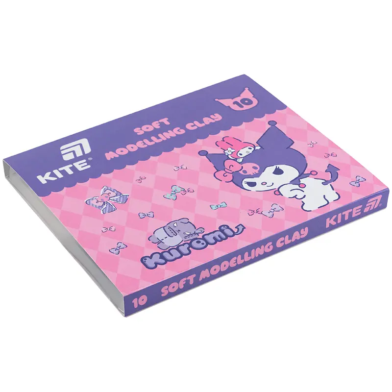 Пластилін KITE, 10 кольорів, 200 г., Kuromi, восковий, (HK24-084) - фото 3