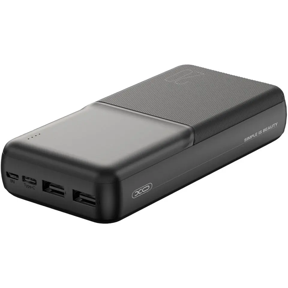 Зовнішній акумулятор XO PR252 20000mAh 10W Black (714804) [172646] - фото 2