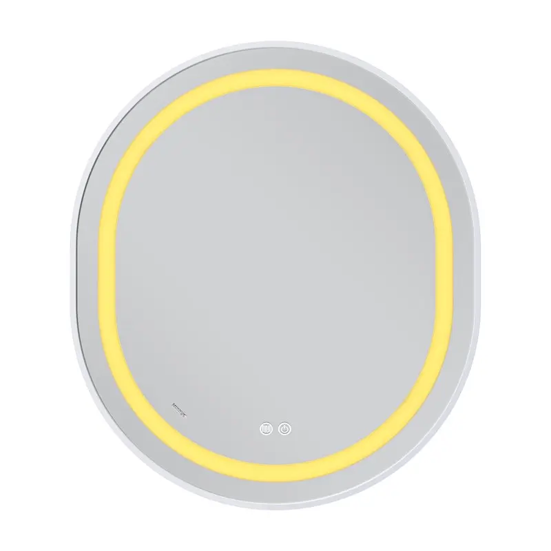 Дзеркало Mixxus Premium Ellipse MV05-80x70-Reverse white MP6645, Білий - фото 3