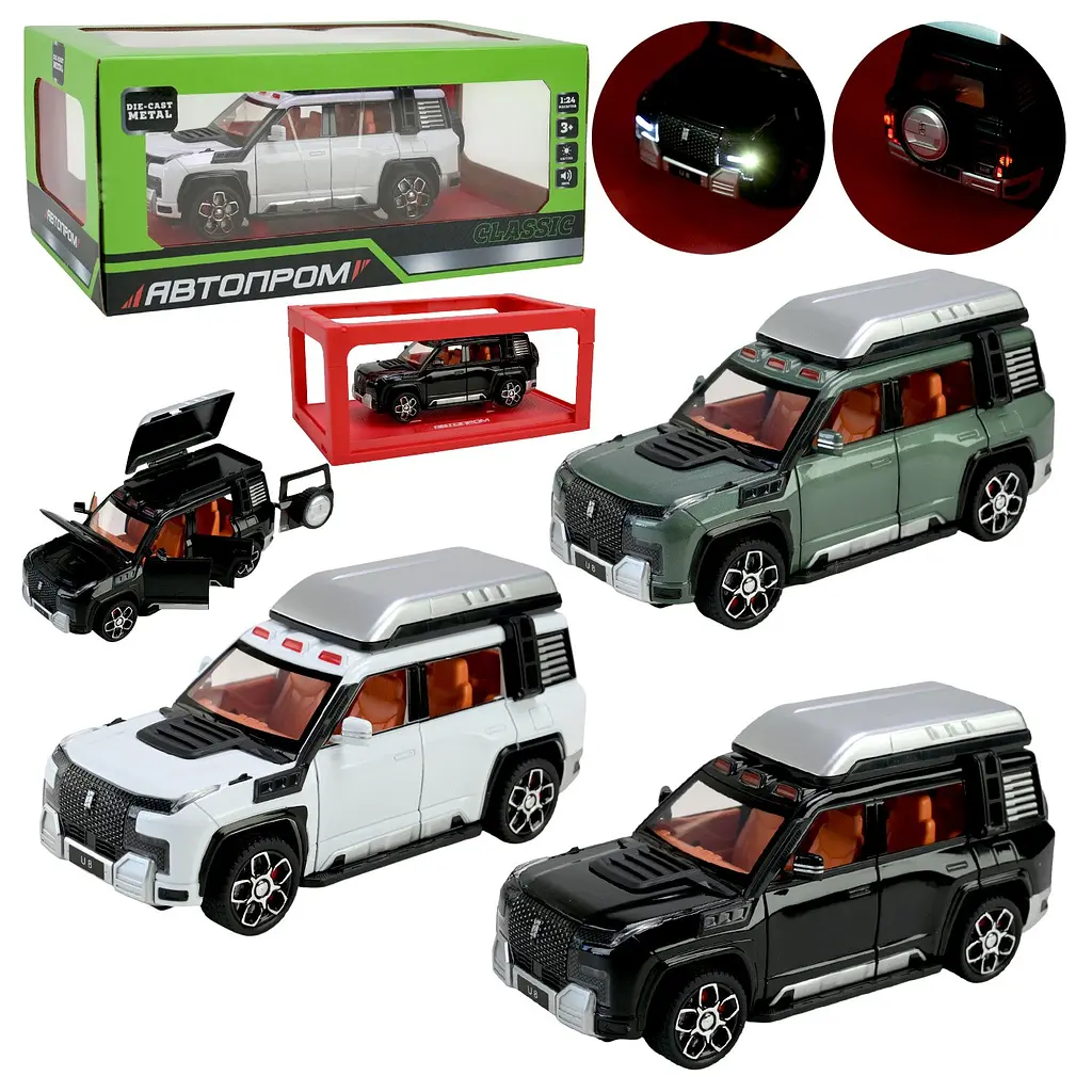 Іграшка Машина АВТОПРОМ AP7741 Білий shop (6900001202042) - фото 2