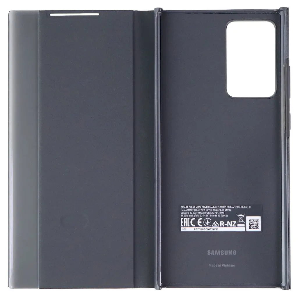 Чохол-книжка Official S-View Clear View Cover EF-ZN985CBEGRU для Samsung Note 20 Ultra (6.9") Чорний - фото 5