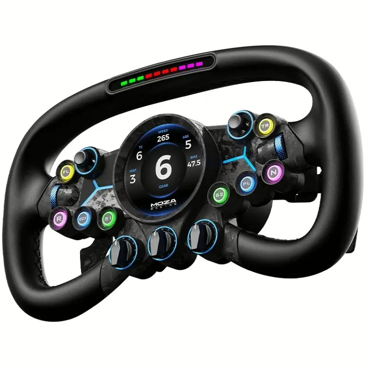 Кермо MOZA Racing Vision GS Steering, 31cм., екран 2.8", 8 кн., RGB - фото 3