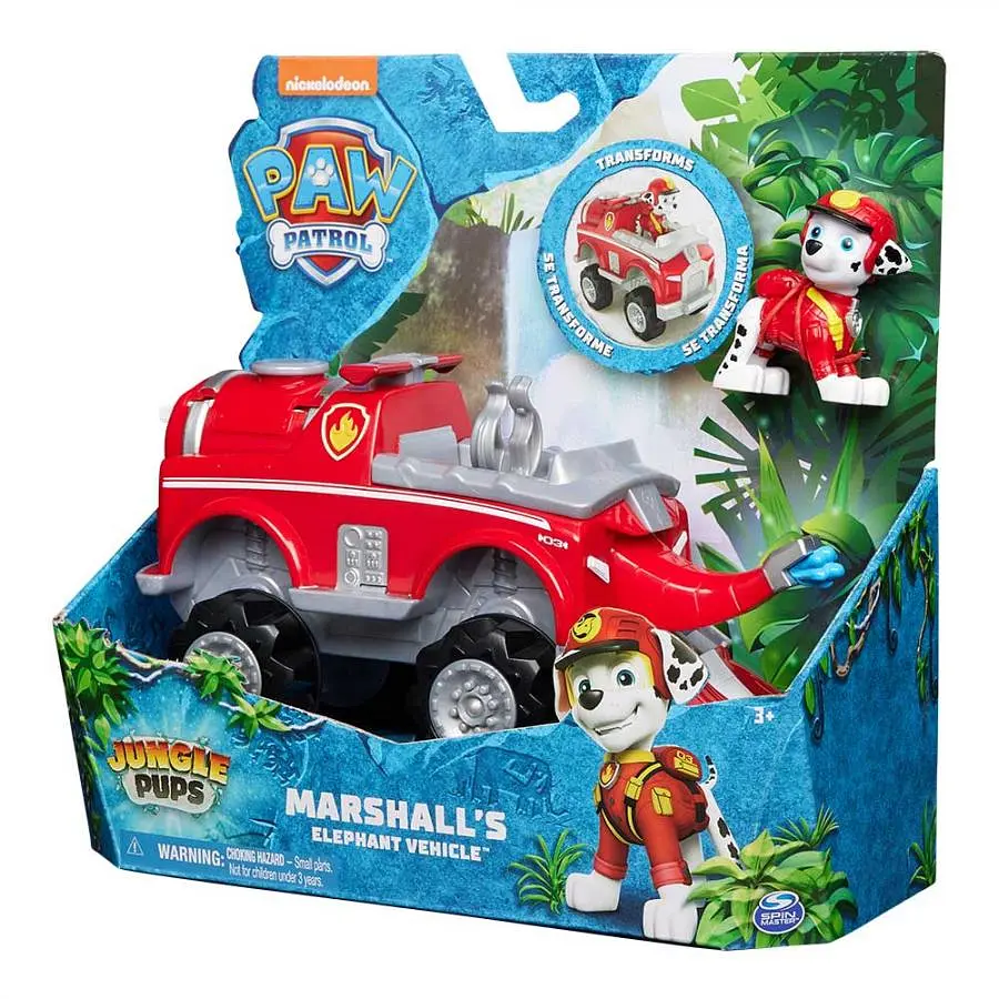 Великий рятувальний автомобіль-трансформер Spin Master PAW Patrol Джунглі Щенячий патруль з водієм Маршал (SM17776/0600) - фото 2