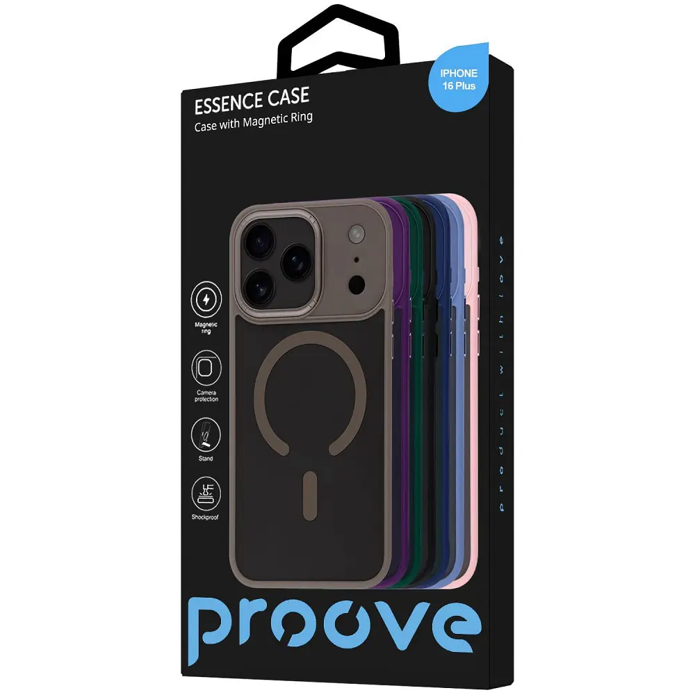 Чохол Proove Essence Case with Magnetic Ring iPhone 16 Plus в асортименті - фото 2