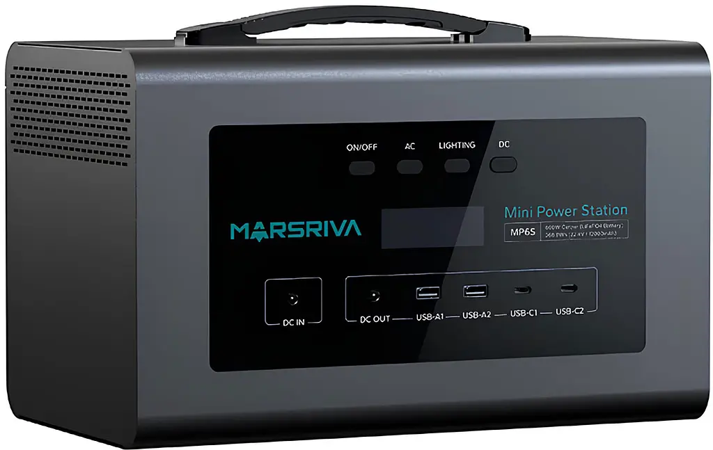 Зарядна станція Marsriva MP6S (268.8 Вт/г) 600W LiFePO4 - фото 3