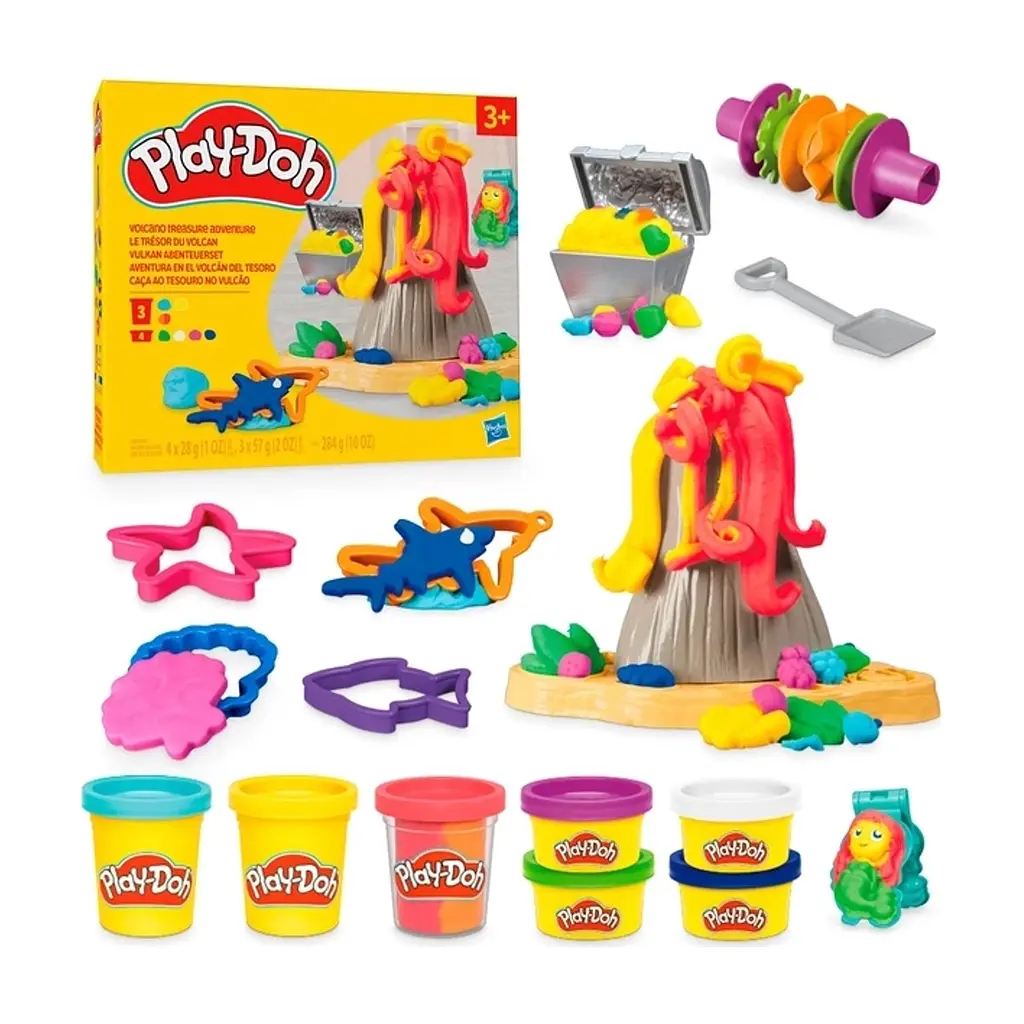 Набір для творчості Hasbro Play-Doh Вулканічна пригода зі скарбами (F8789) - фото 3