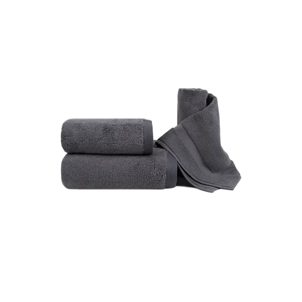 Рушник для ніг Lotus Home Premium - Microcotton Antrasit (800 г/м²) 50x70 - фото 3
