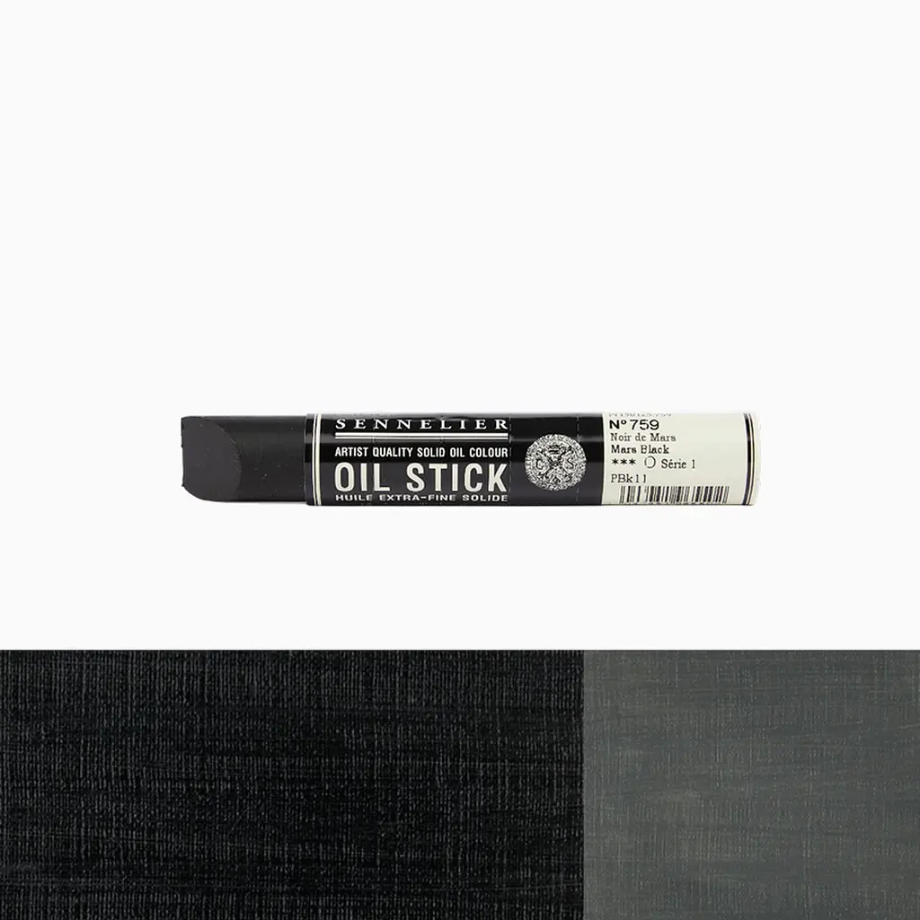 Фарба олійна у формі пастелі Sennelier Oil Stick, 38 мл, S1, Чорний Марс (Mars Black) - фото 2