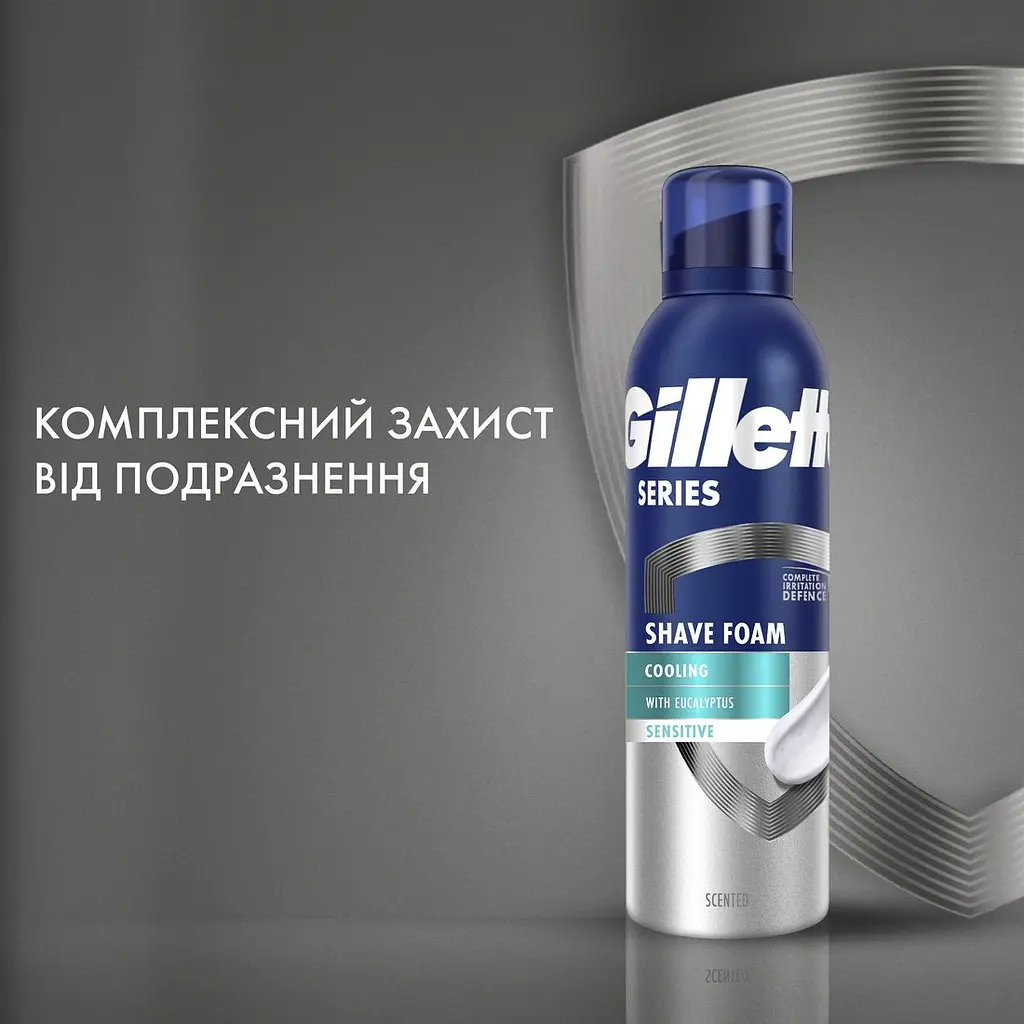 Піна для гоління Gillette Series охолоджуюча з евкаліптом 200 мл - фото 6