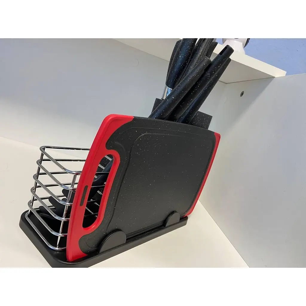 Набір кухонних ножів та приладдя Zepline ZP-067 з антипригарним покриттям 19 предметів (42825-ZP-067_1287) - фото 10