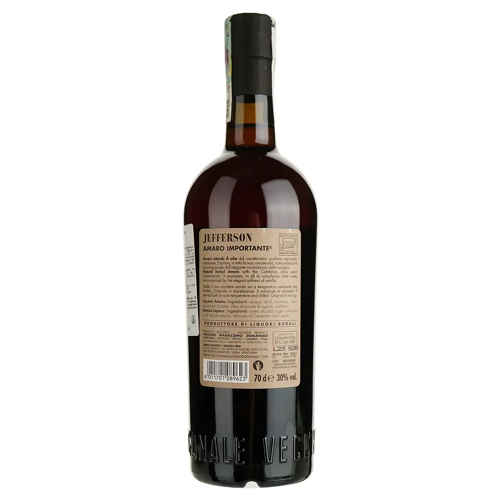 Ликер Jefferson Amaro Importante, 30%, 0,7 л - фото 2