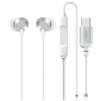Навушники Remax Metal Wired Earphone Type-C RM-512a - фото 3