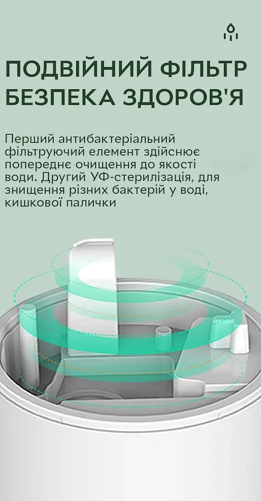 Увлажнитель воздуха портативный DQ-011 Anti Gravity Humidifier электрический 800 мл Kinscoter 12х12х23 см hoz0012388 - фото 7