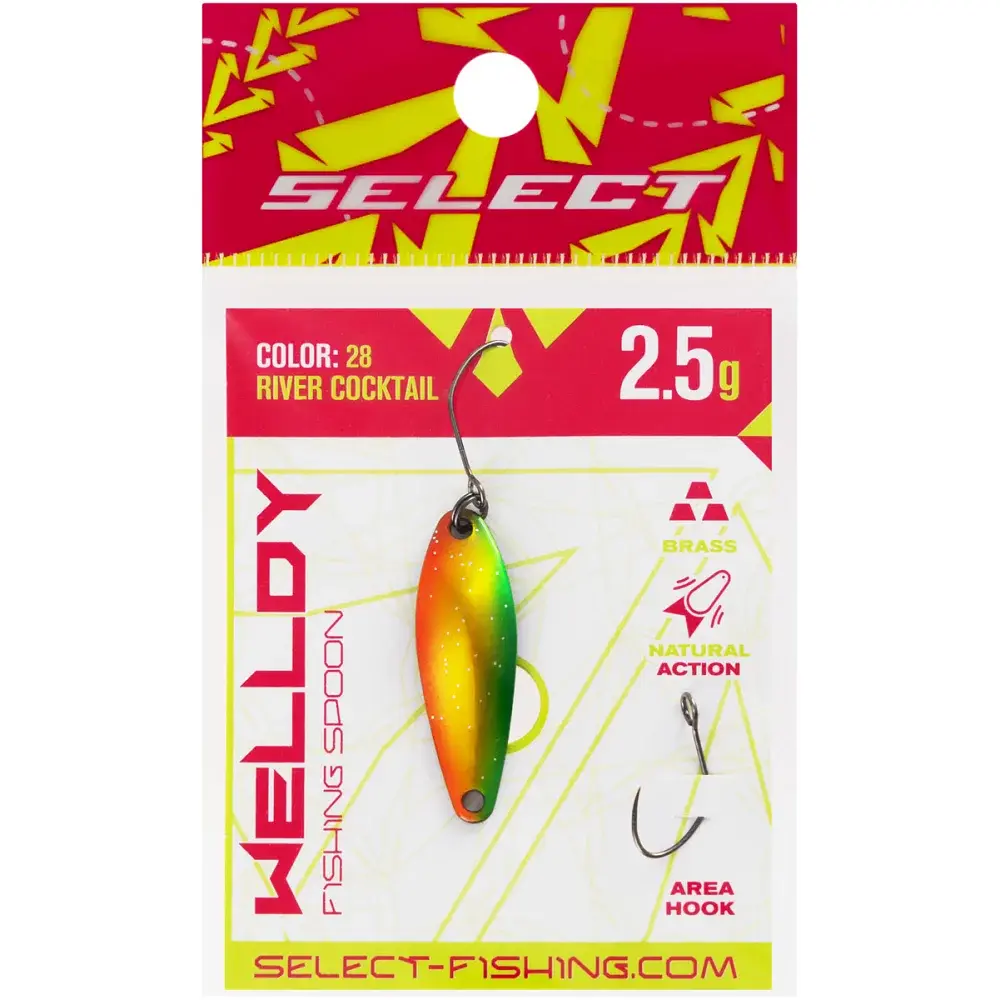 Блесна Select Welldy 2.5g 31mm #28 River Cocktail - фото 2