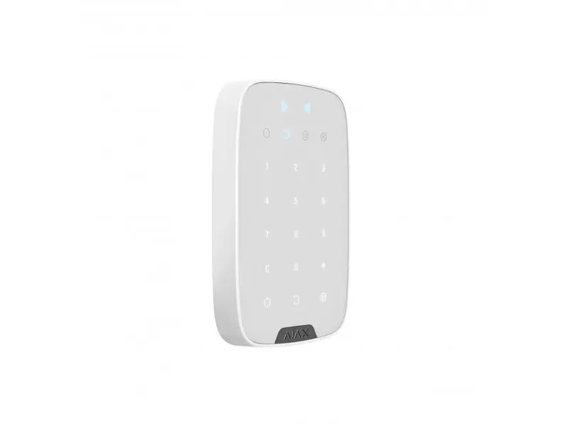 Бездротова сенсорна клавіатура Ajax KeyPad Plus біла (000023070) - фото 2