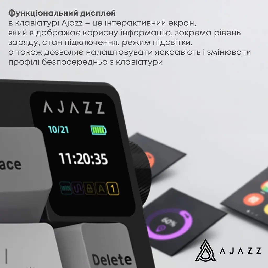 Клавіатура Ajazz AK650 Flying Fish Switch Black (AK650-FF-BGY) - фото 15