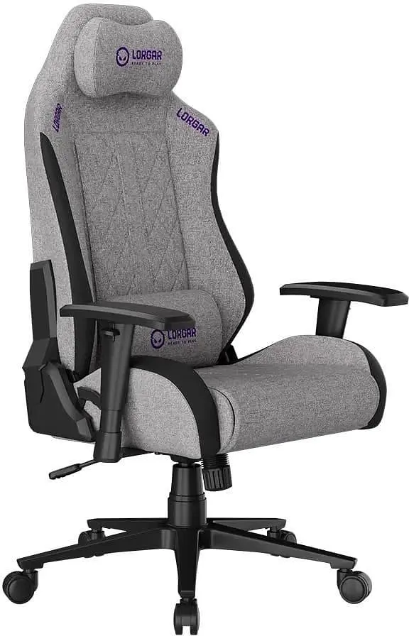 Ігрове крісло Lorgar CHA41 Premium Anti-Stain Fabric Grey (LRG-CHA41-GY) - фото 2