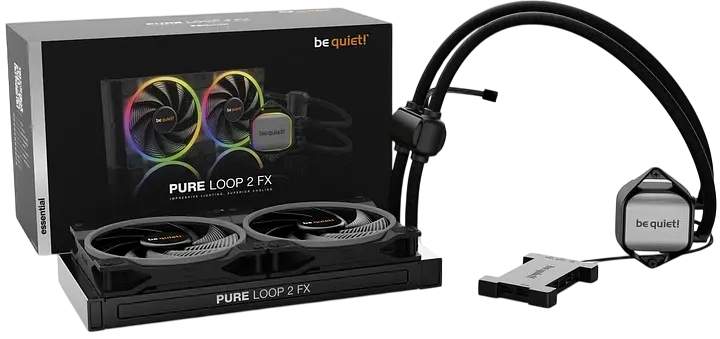 Водяне охолодження be quiet! Pure Loop 2 FX 280 ARGB Black (BW014) - фото 2