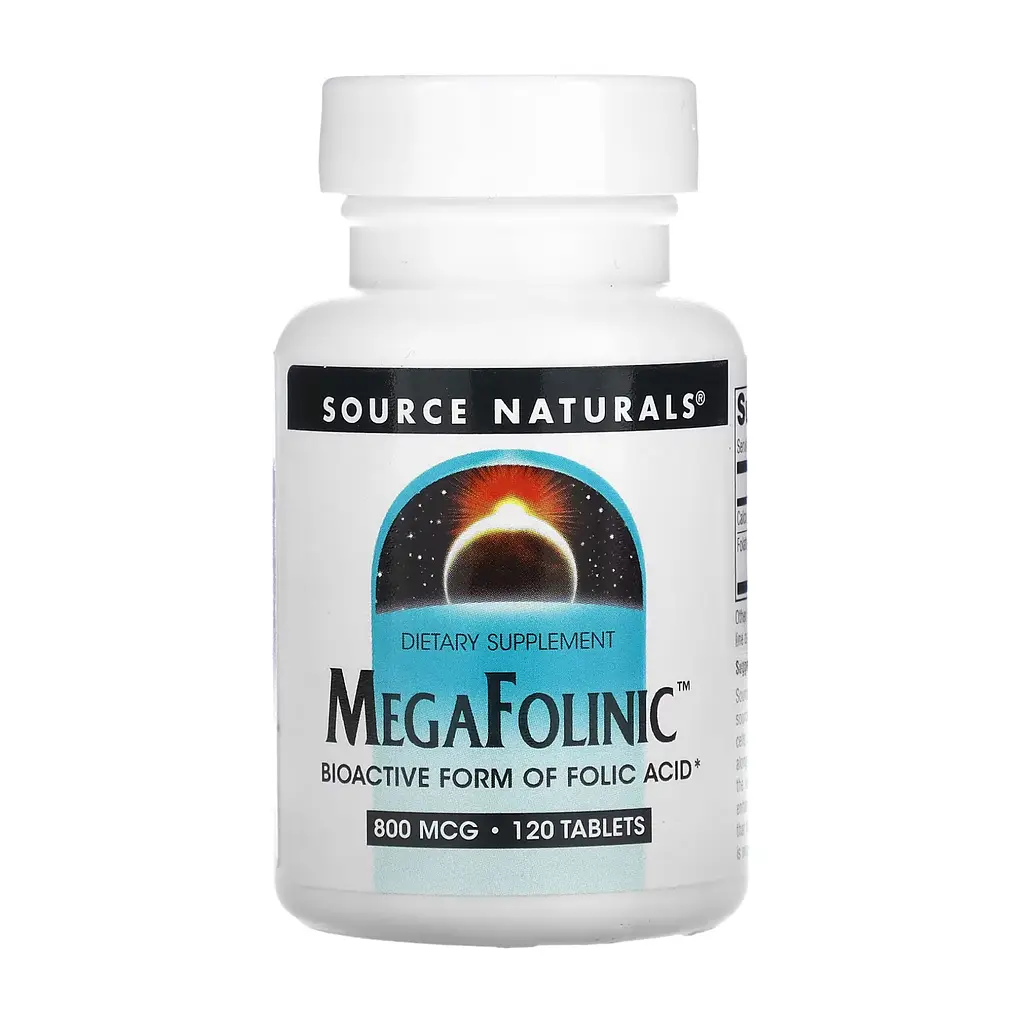 Фолінова кислота MegaFolinic 800 mcg 120 tabs