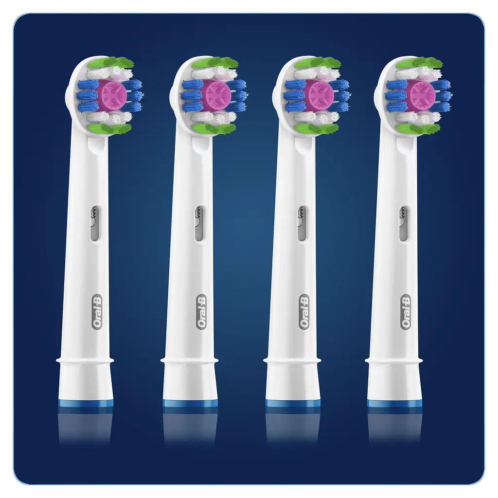 Насадки для электрической зубной щётки Oral-B 3D White CleanMaximiser, 4 шт. - фото 3