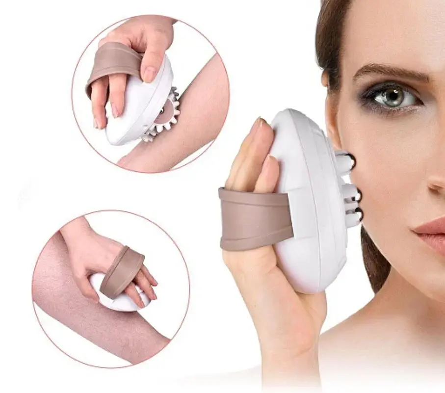 Портативний ручний масажер для тіла проти целюліту OPT-TOP Massager with wheels (1756374701) - фото 10