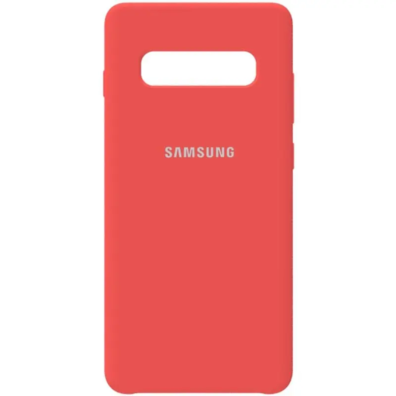 Чехол-накладка Toto Silicone Case Samsung Galaxy S10+ Peach Pink - фото 2