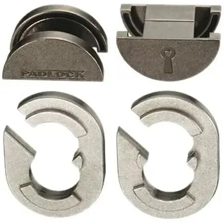 Головоломка Huzzle Padlock (Пейдлок) Cast Puzzle 5 зірок 473740 - фото 2