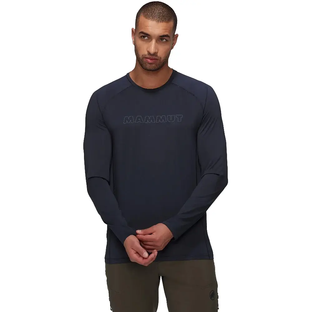 Футболка Mammut Selun FL Longsleeve M Logo XXL Marine - фото 2