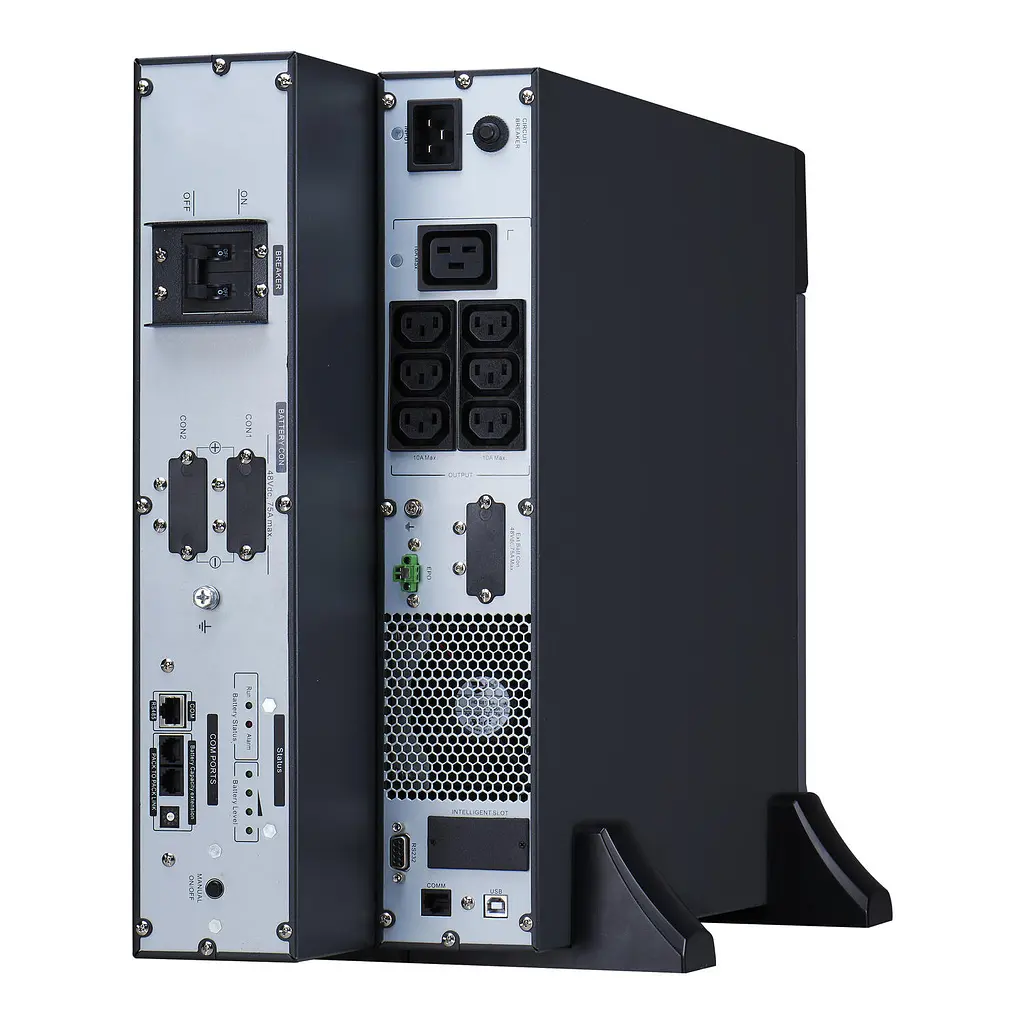 APC Джерело безперебійного живлення Easy UPS On-Line Li-Ion SRVL 3000VA/2700W, LCD, USB, RS232, RT 4U, Extended runtime, 6хC13 + 1хC19 - фото 6