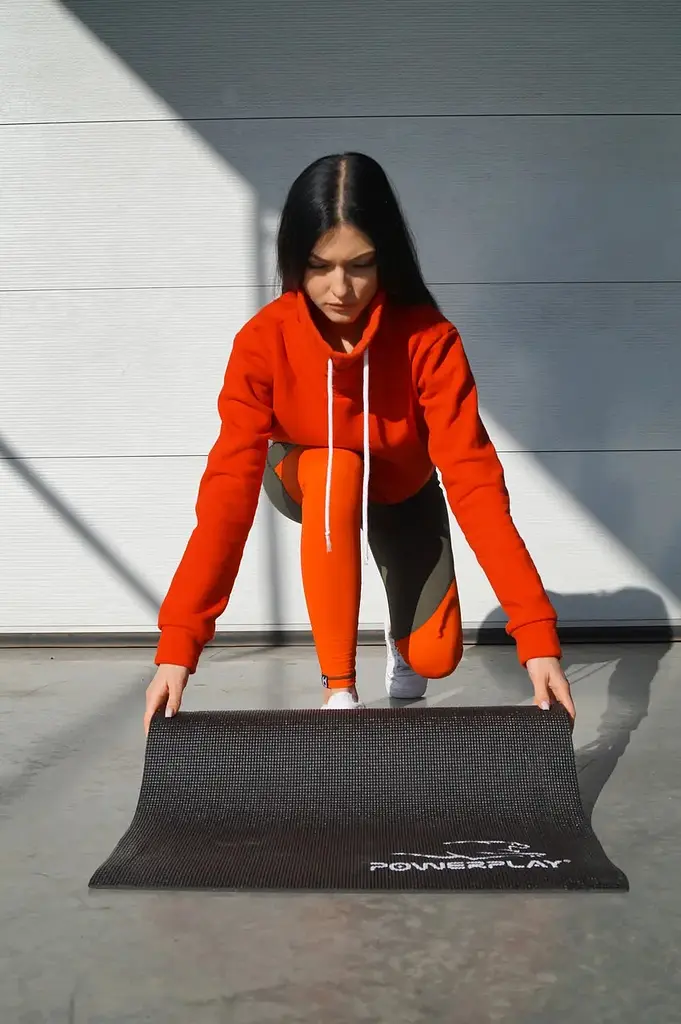 Килимок для йоги та фітнесу PowerPlay 4010, 173x61x0.6 см  Black - фото 6