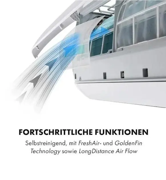 Сплит-кондиционер Klarstein Windwaker 9000 BTU (10033482) - фото 4