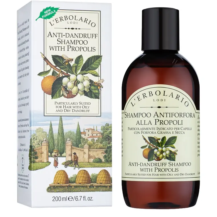 Шампунь L'Erbolario Shampoo Antiforfora Alla Propoli от перхоти 200 мл - фото 2