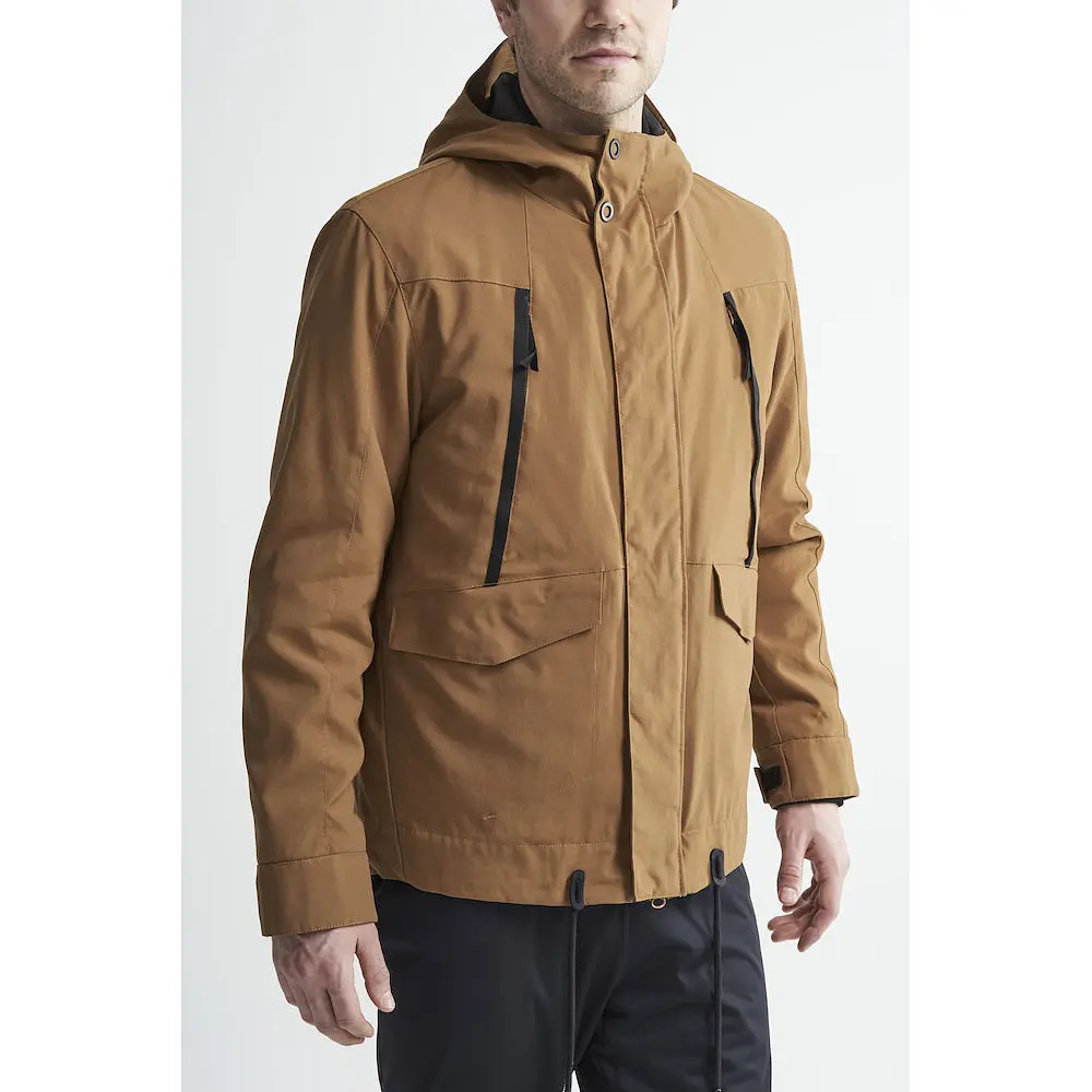Куртка Craft 3-In-1 Jacket Man S Коричнева (1068-1907992 S 669999) - фото 2