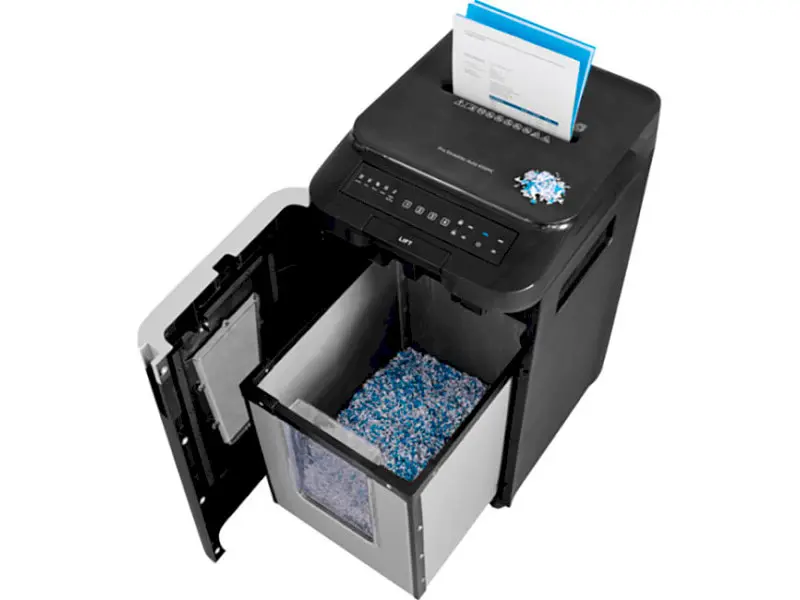 Уничтожитель бумаги HP Pro Shredder Auto 400MC (2x12) Black (2823) - фото 6