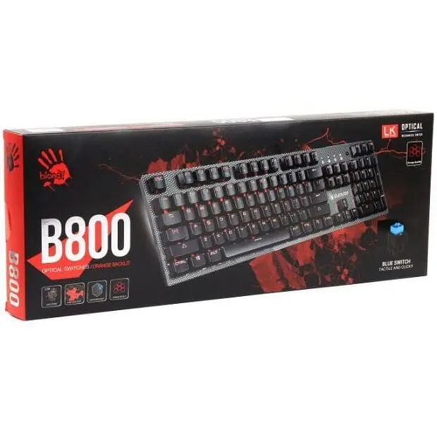 Клавиатура проводная A4Tech Bloody B800 NetBee - фото 5