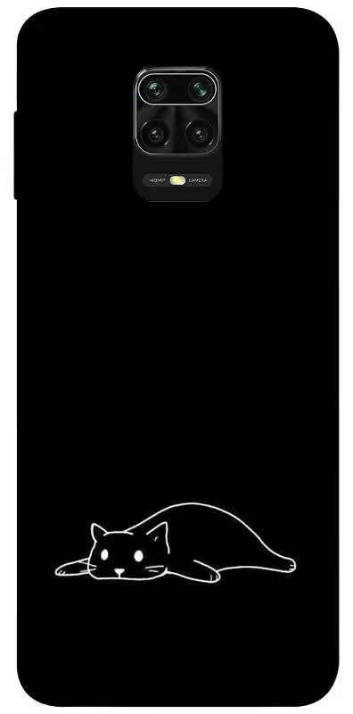 TPU чохол Demsky Lazy cat для Xiaomi Redmi Note 9s / Note 9 Pro / Note 9 Pro Max