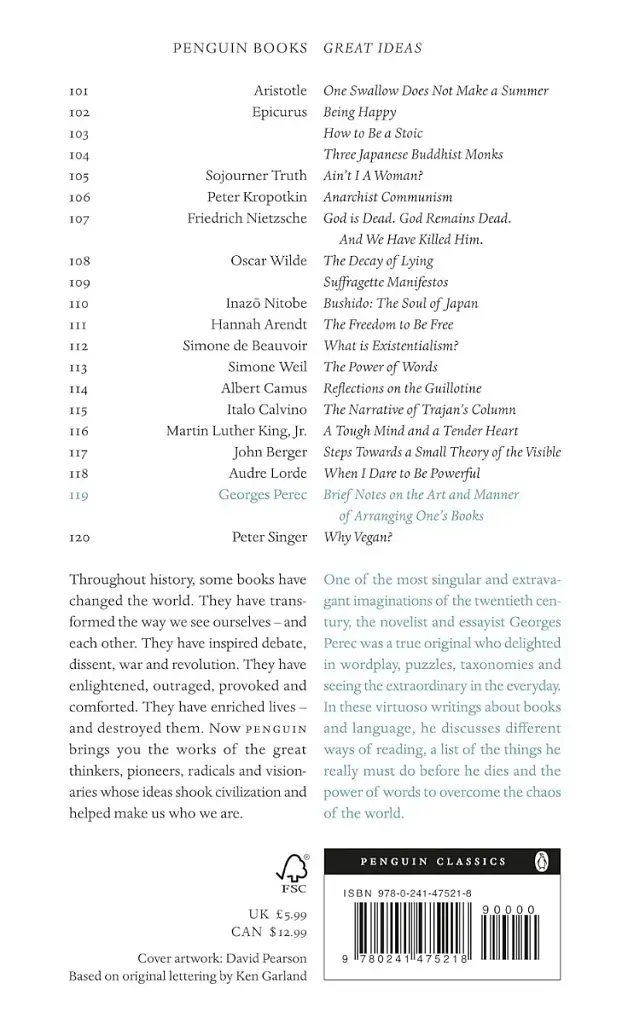 Brief Notes on the Art and Manner of Arranging One's Books - фото 2