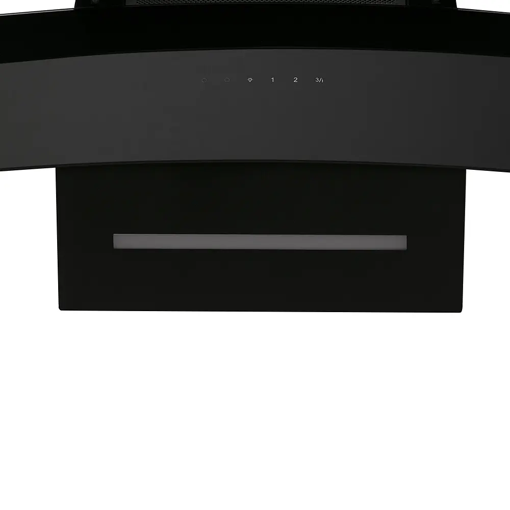 Витяжка декоративна похила PERFELLI DNS 6363 B 750 BL LED Strip - фото 3