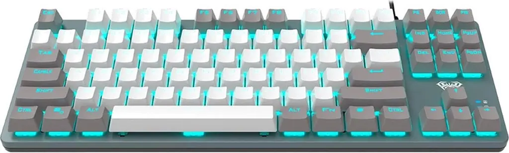 Клавіатура Aula F3287 Keycap KRGD Blue Switch UA Grey/White (6948391240954) [90995] - фото 2
