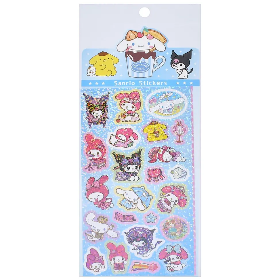 Декоративні наклейки "Sanrio Stickers" Bambi SZ240906-5 з блискітками