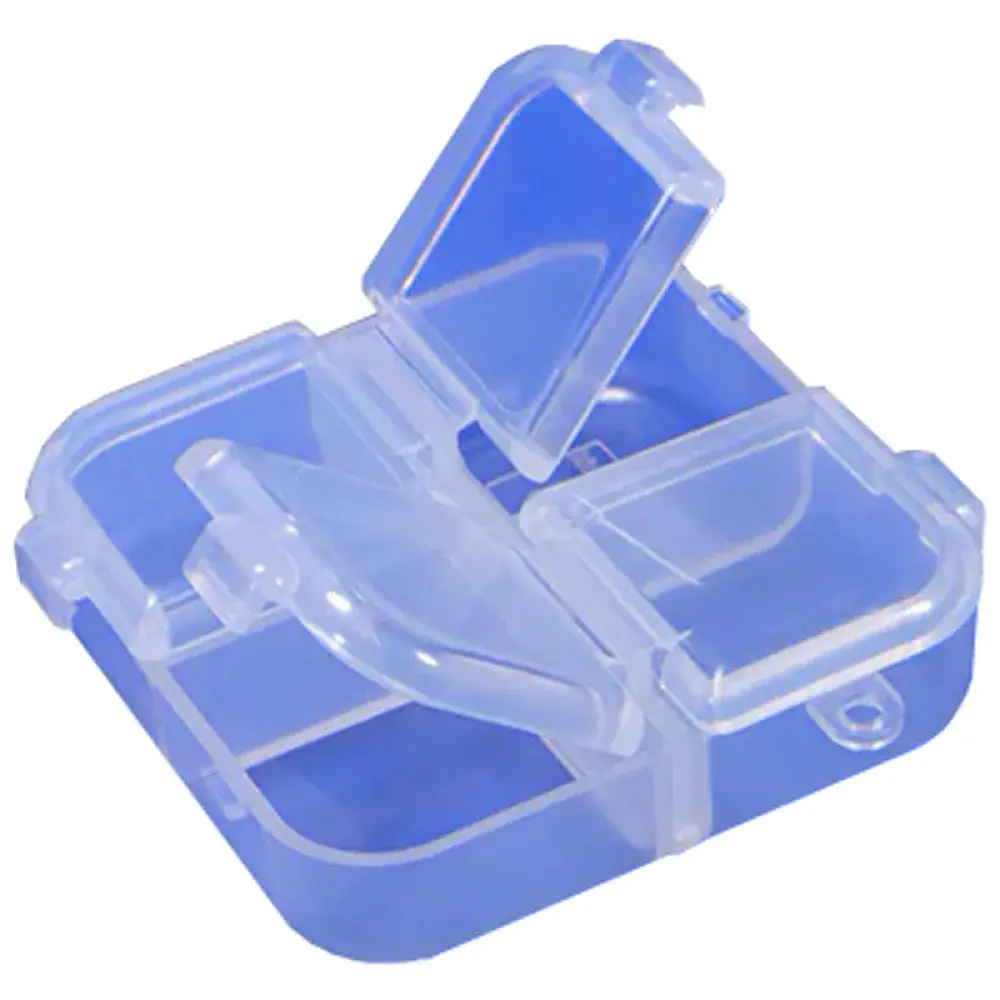 Коробка Meiho Square 4 case 66x66x18mm Clear - фото 4