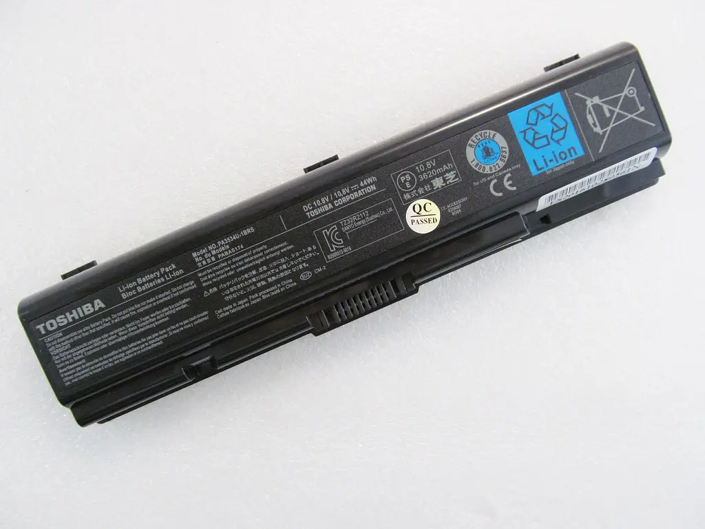 Акумулятор для ноутбука Toshiba PA3534U, 44Wh (4000 mAh), 6cell, 10.8V, Li-ion, чорний - фото 2