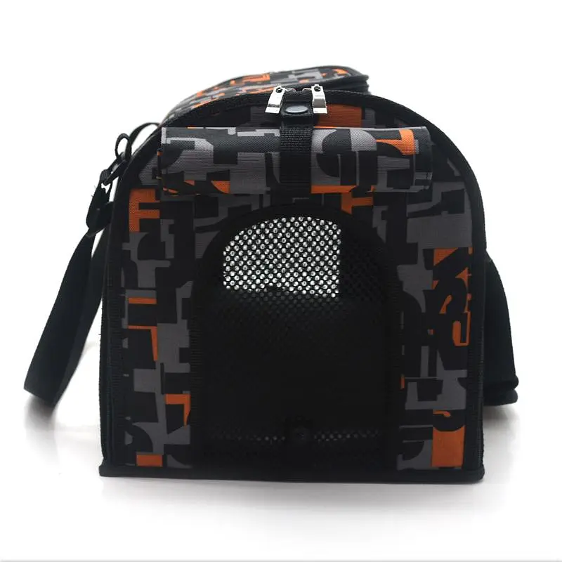 Сумка-переноска для маленьких собак и кошек Zoo-hunt Мозаика №1 27х46х28 см - фото 7