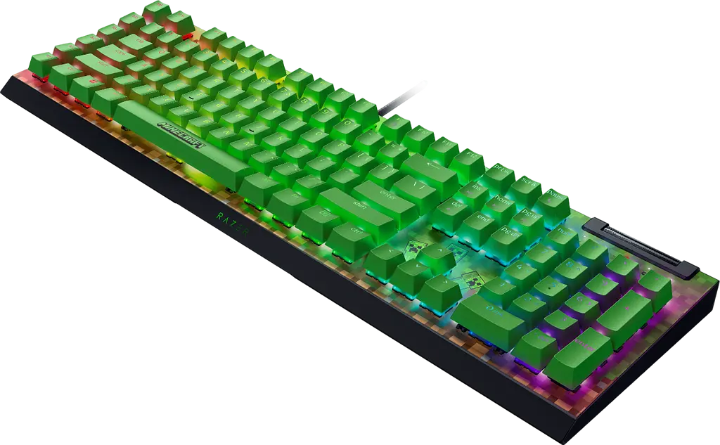 Клавіатура RAZER BlackWidow V4 X Minecraft Edition (RZ03-04704100-R3M1) - фото 3