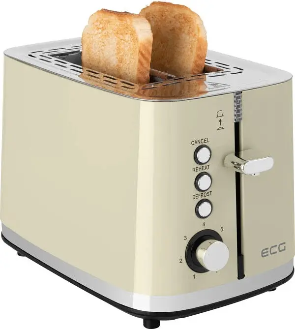 Тостер ECG ST 2766 Vintage Vanilla - фото 5