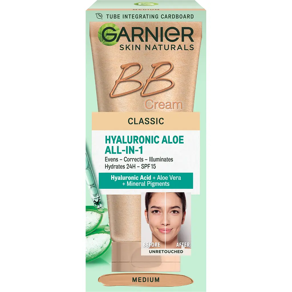 BB-крем Garnier Skin Naturals Секрет Досконалості SPF 15, Натурально-бежевий, 50 мл (C4019101) - фото 2