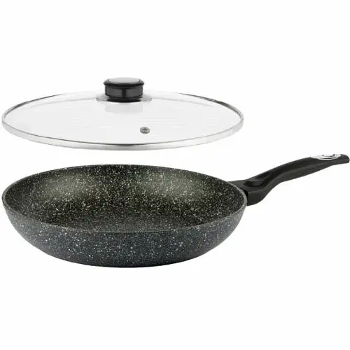 Універсальна сковорода з кришкою Tiross TS1288P 30 см - фото 3