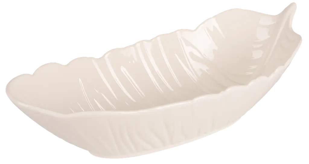 Блюдо Deep Leaf White, 35х14х8 см LED kuh0016129 - фото 2