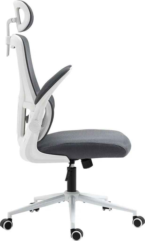 Офісне крісло GT Racer X-5728, біло-сіре (X-5728 White/Gray) - фото 9